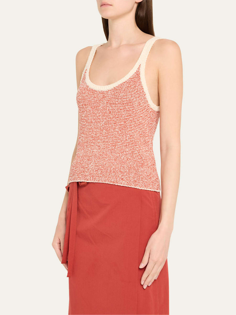 Vince Stripe Scoop-Neck Tank Top outlook