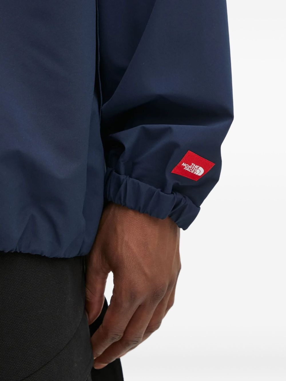 button-fastening drawstring jacket - 4