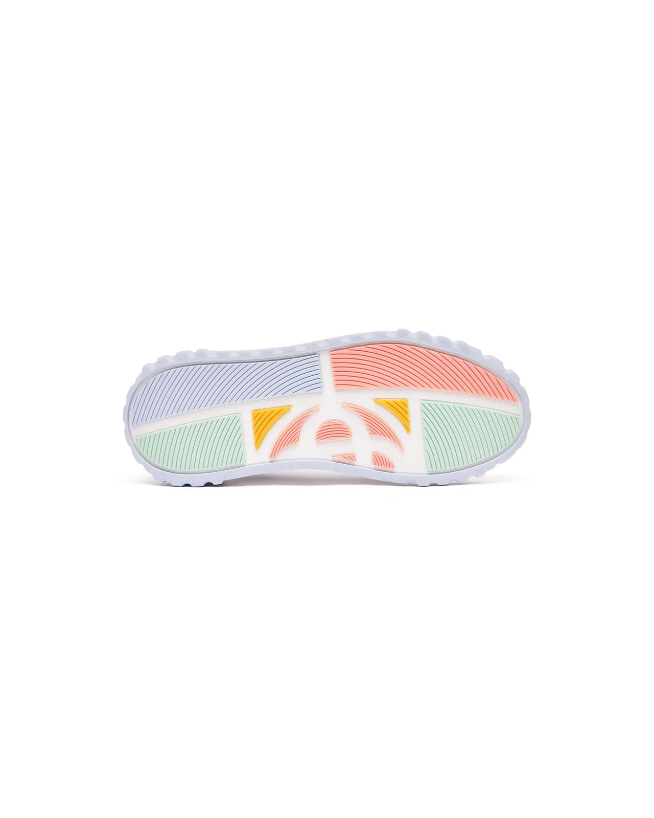 Mens The Court White & Powder Blue Sneaker - 7