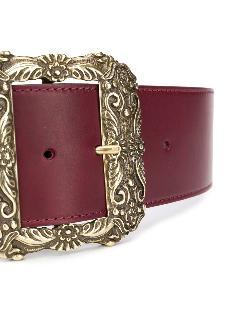 square oversized buckle belt - 2