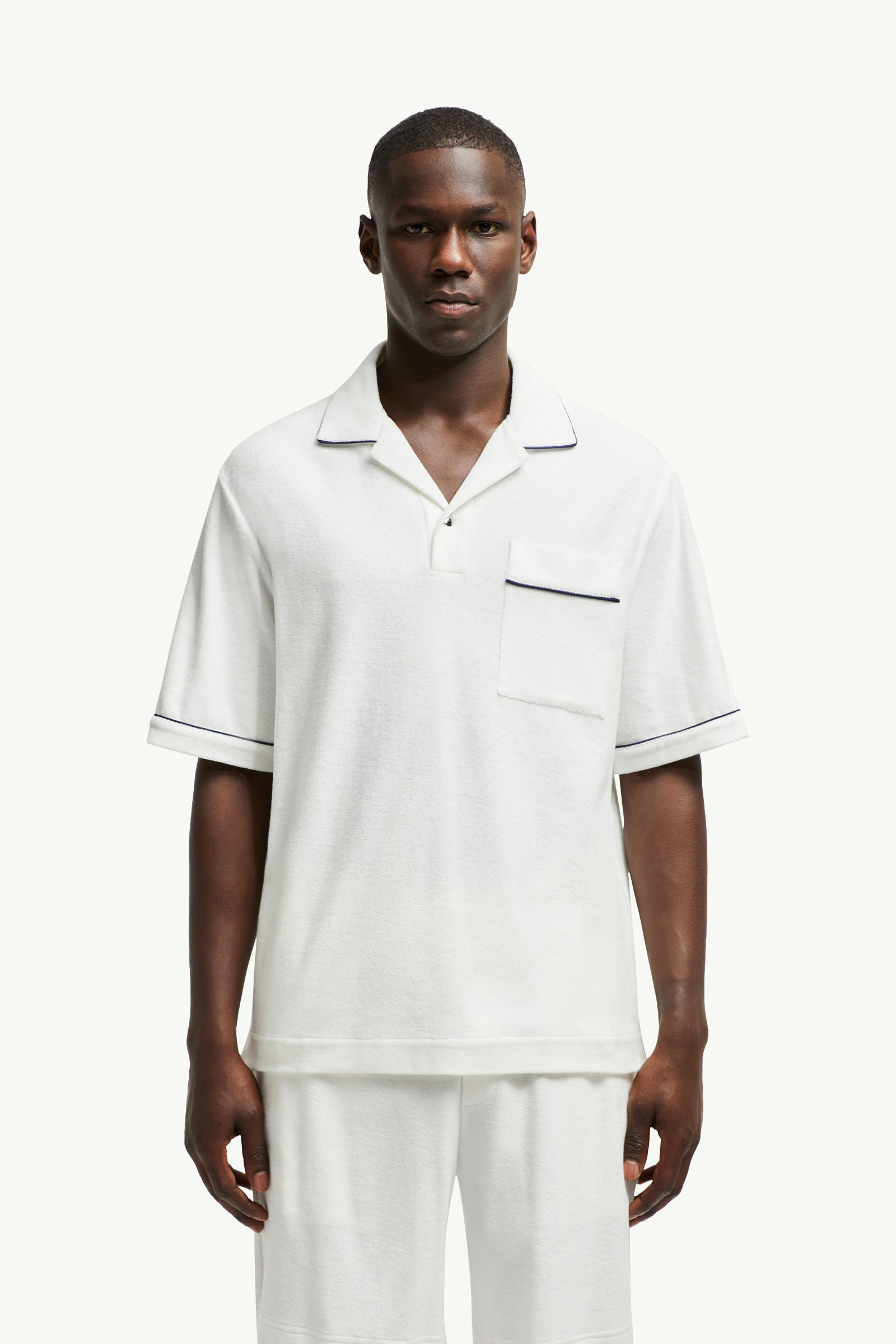 Cotton Terry Cloth Polo Shirt - 3