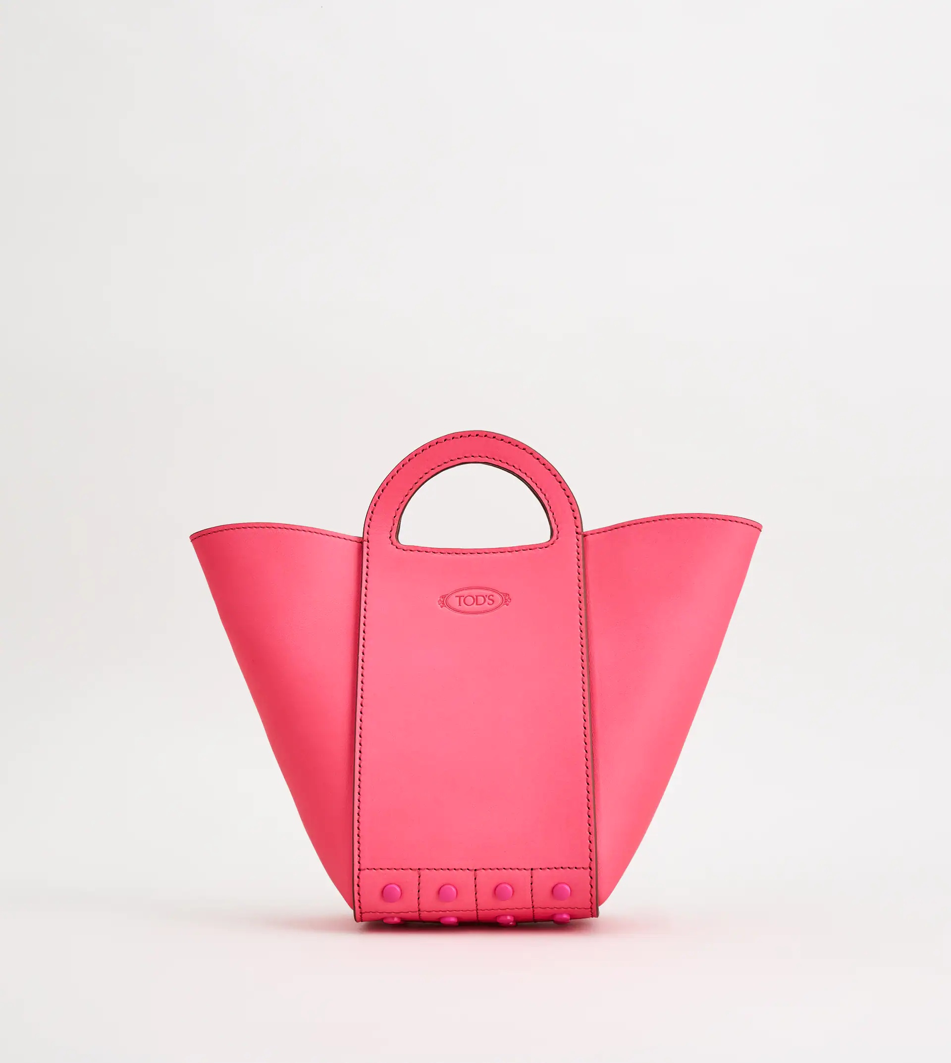 TOD'S GOMMINI SHOPPING BAG MINI - PINK - 1