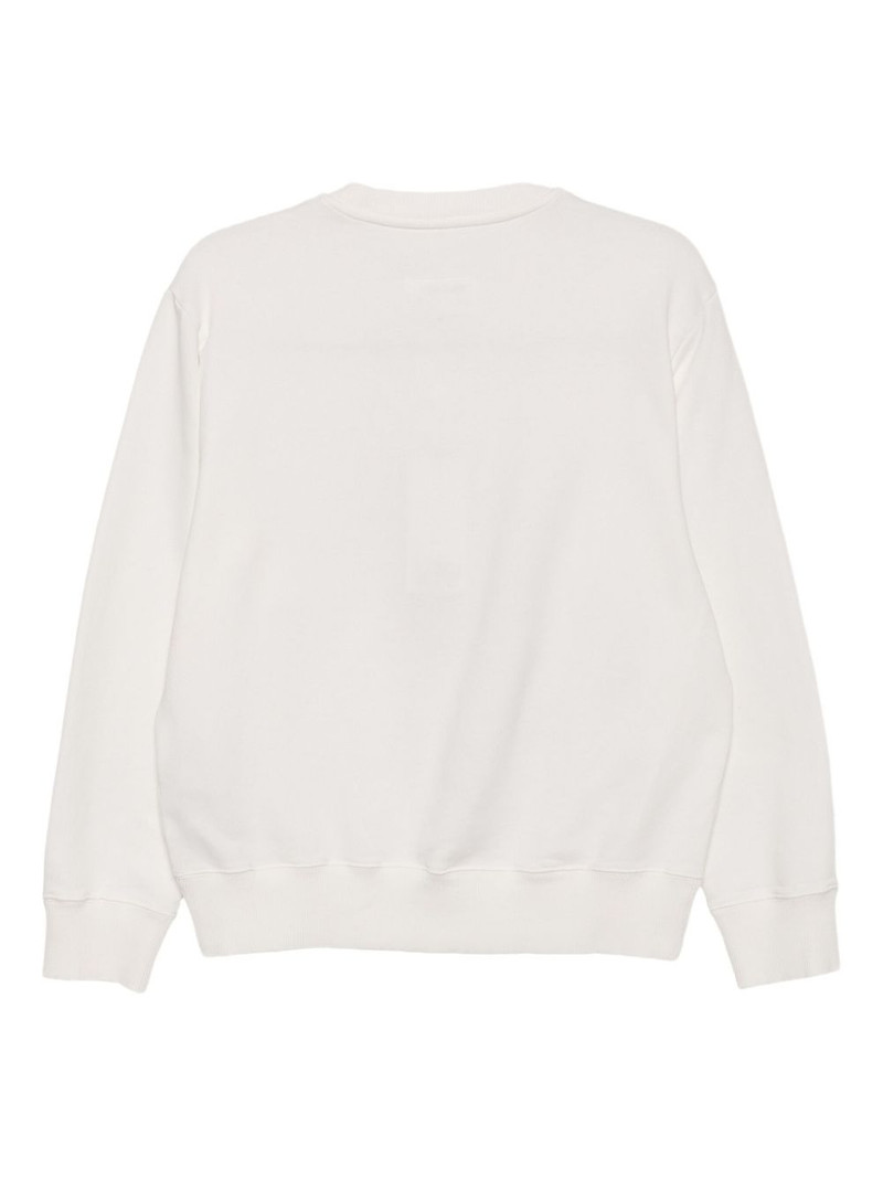 MM6 Maison Margiela logo-print cotton sweatshirt outlook