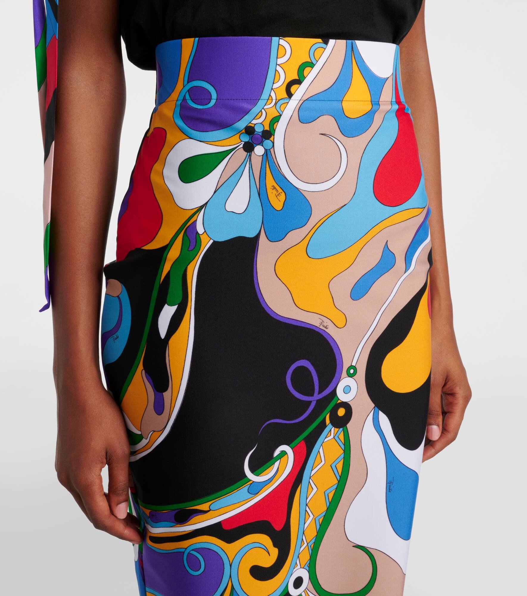 Orchidee pencil skirt - 4