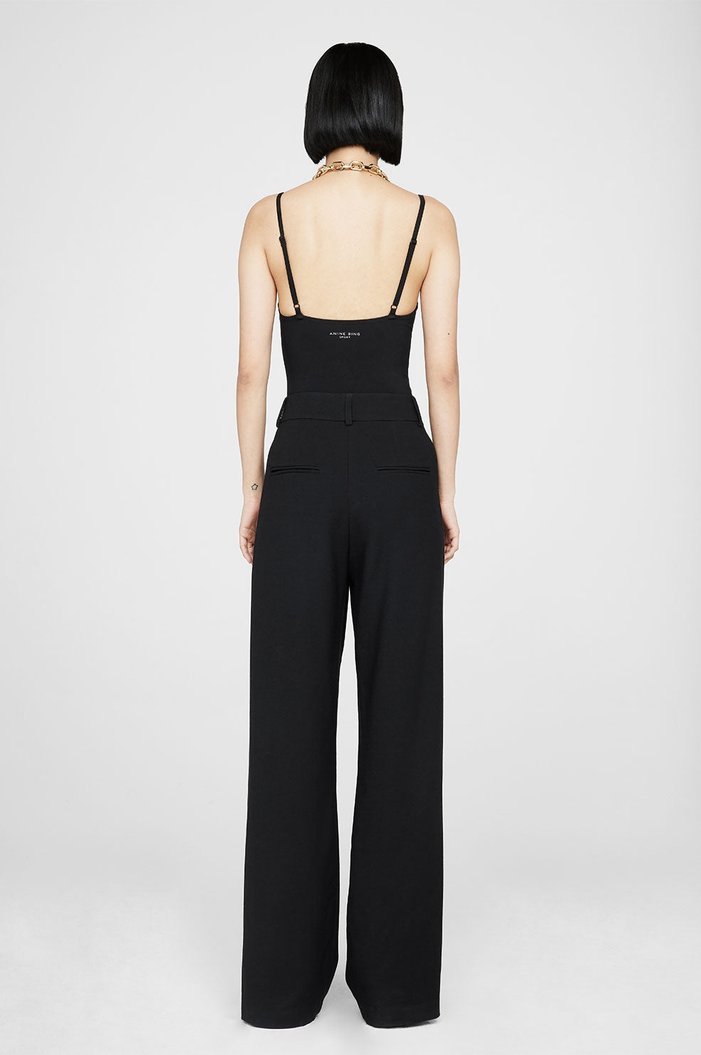 Carrie Pant - Black Twill - 3