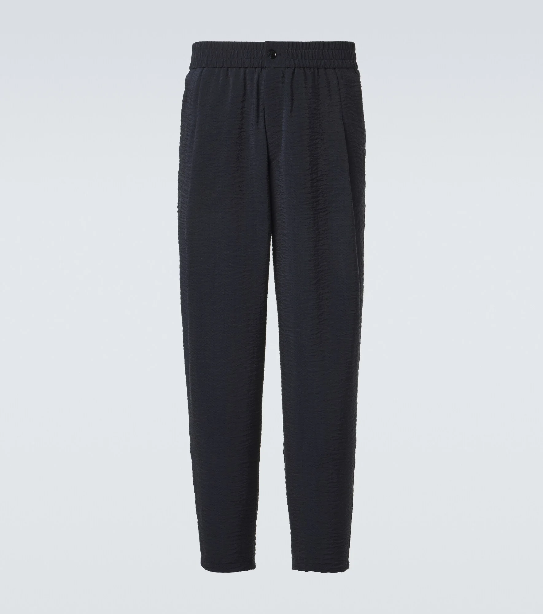 Seersucker straight pants - 1