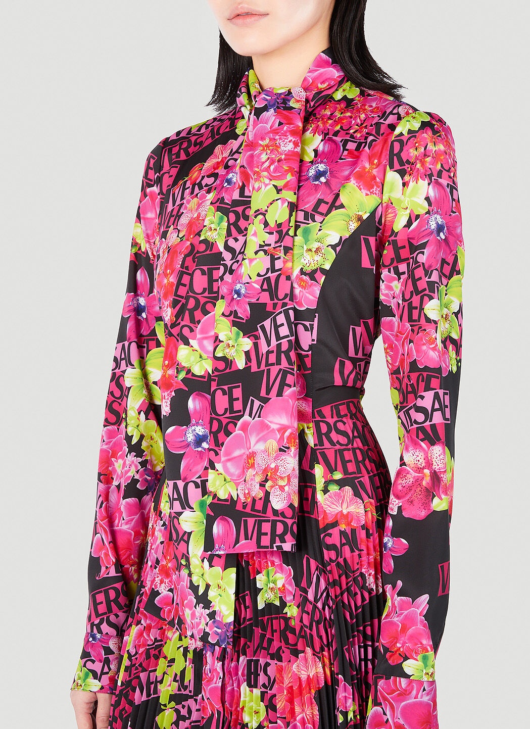 Floral Logo Midi Dress - 5