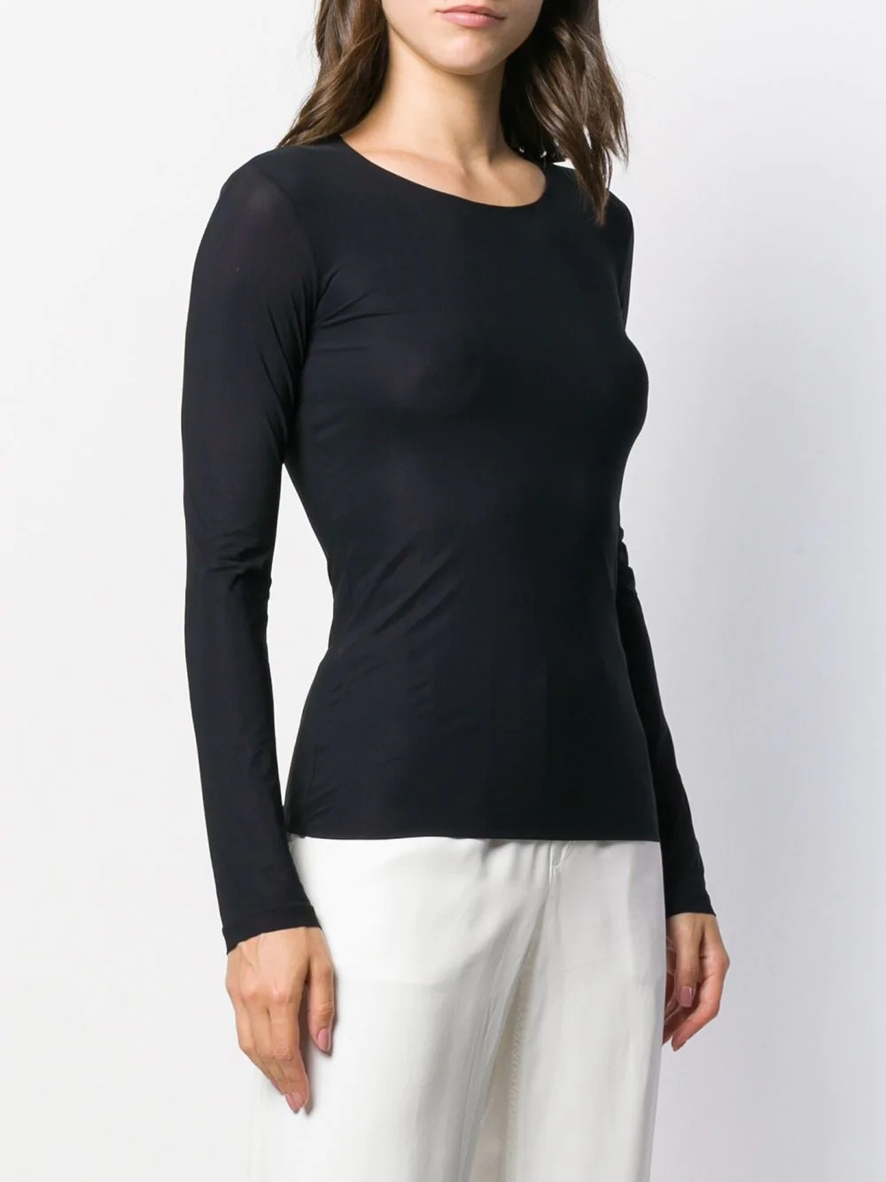 long sleeve slim T-shirt - 3