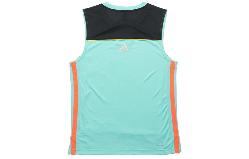 adidas adidas Hrdn Tank Logo Gym Training Basketball Sports Vest Green GP9792 outlook