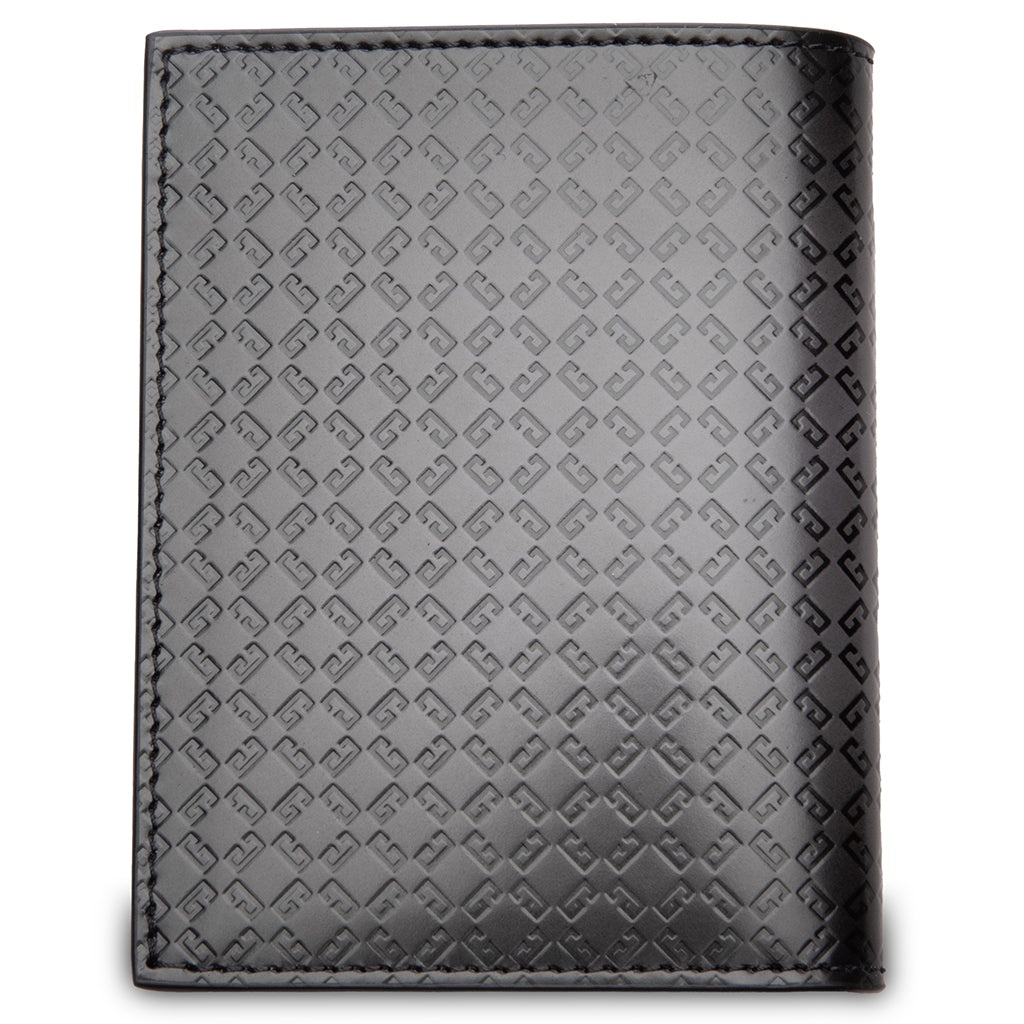 LEATHER 72 MONOGRAM CARD HOLDER - DARK GREY - 3