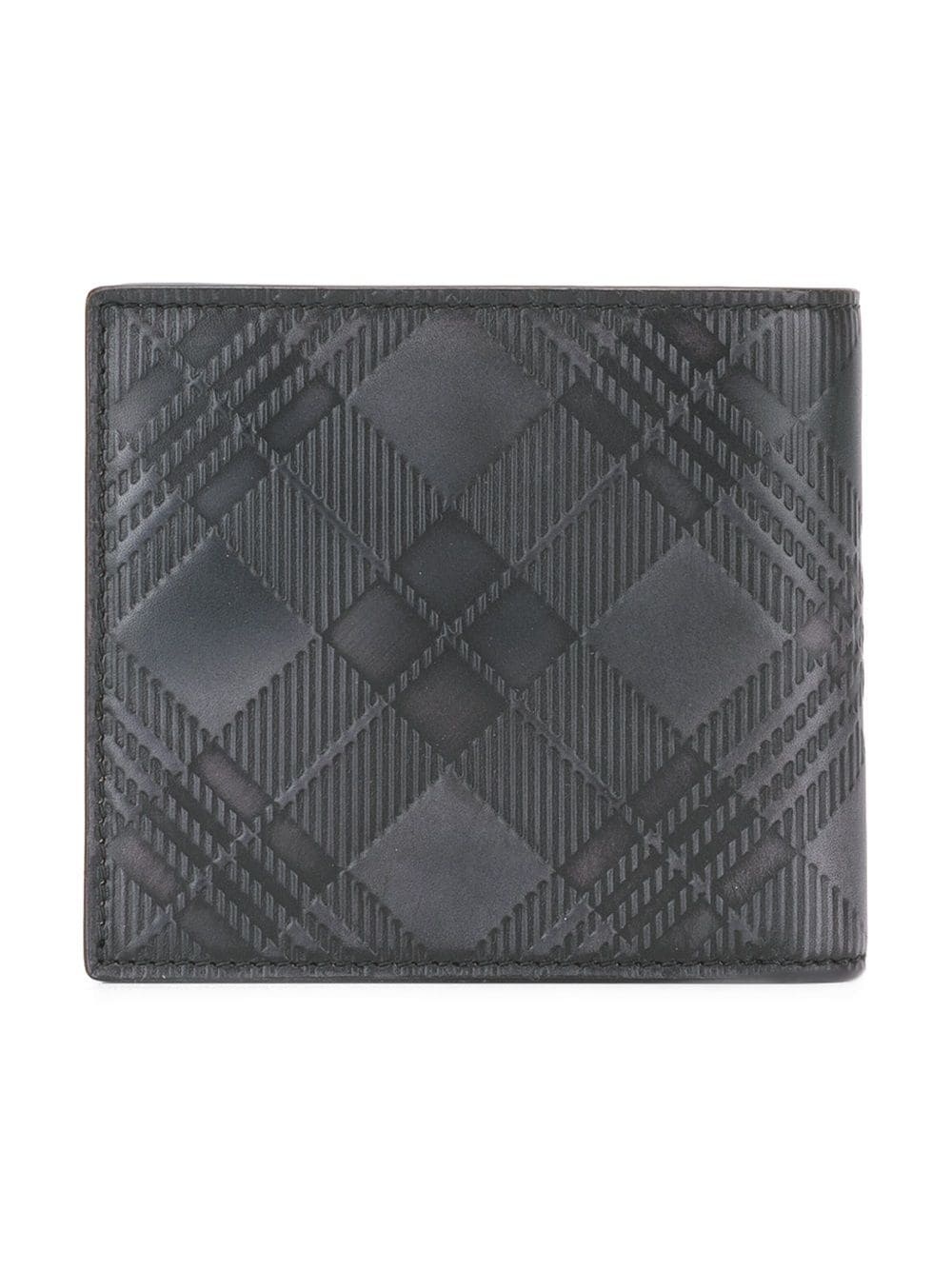 embossed plaid wallet - 2