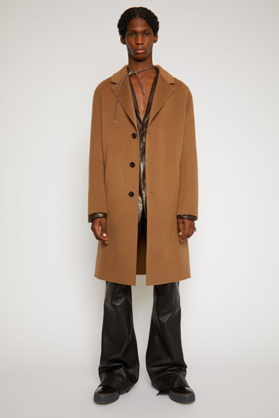 Acne Studios Double-faced wool coat light camel outlook