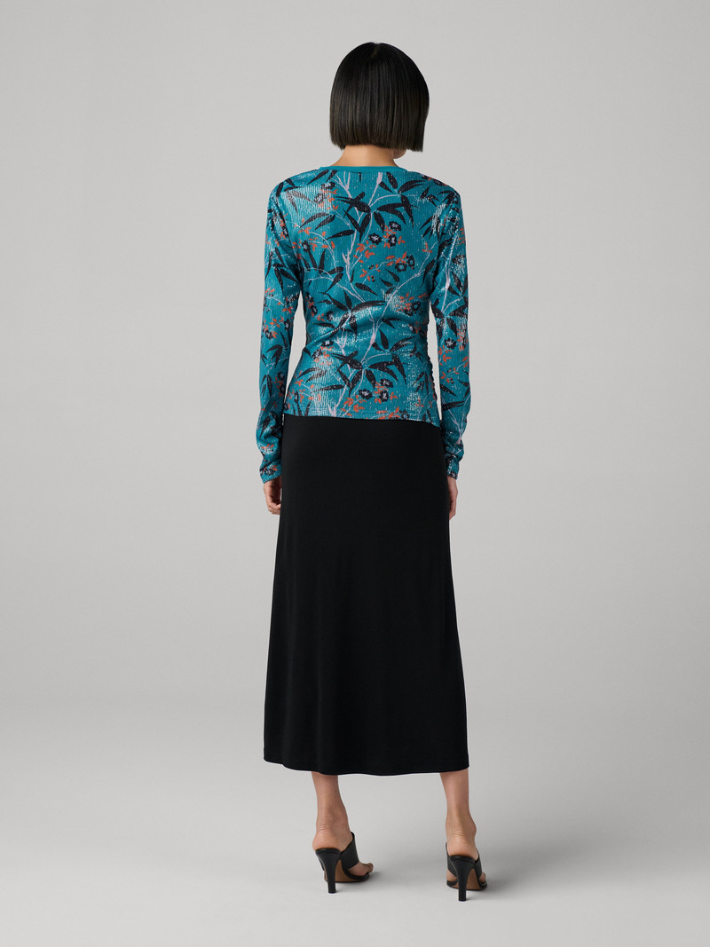 DIANE VON FURSTENBERG Marlene Sequin Top outlook