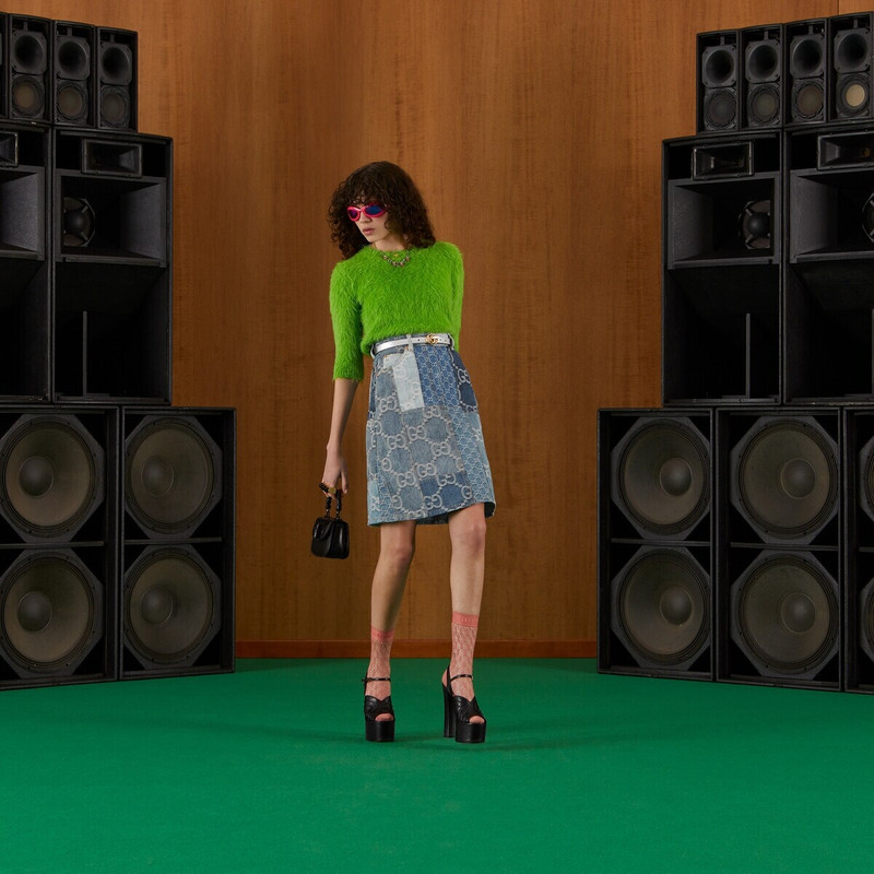 GUCCI Brushed wool knit sweater outlook