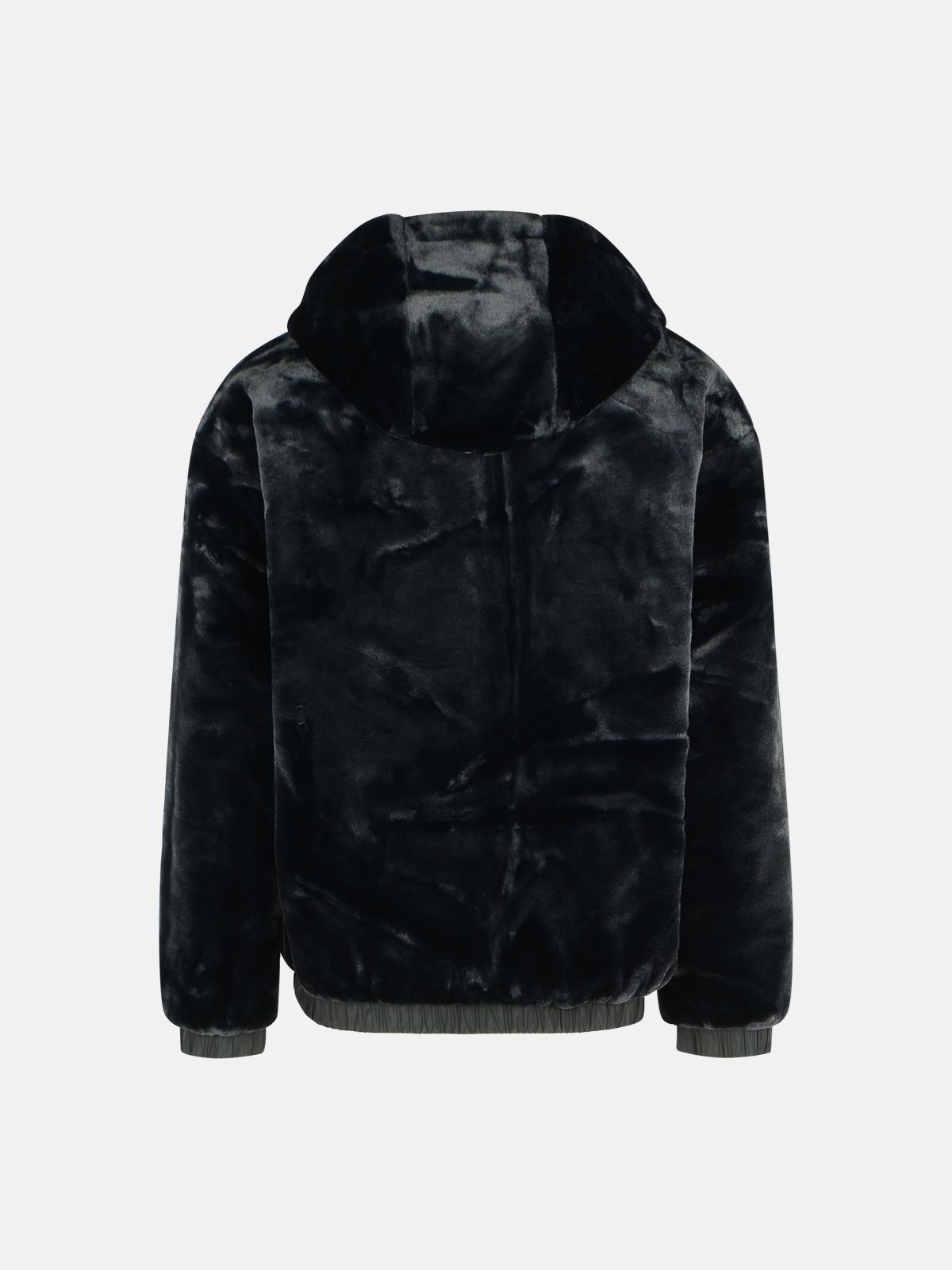'BORDER BUNNY' REVERSIBLE BLACK POLYESTER SWEATSHIRT - 6