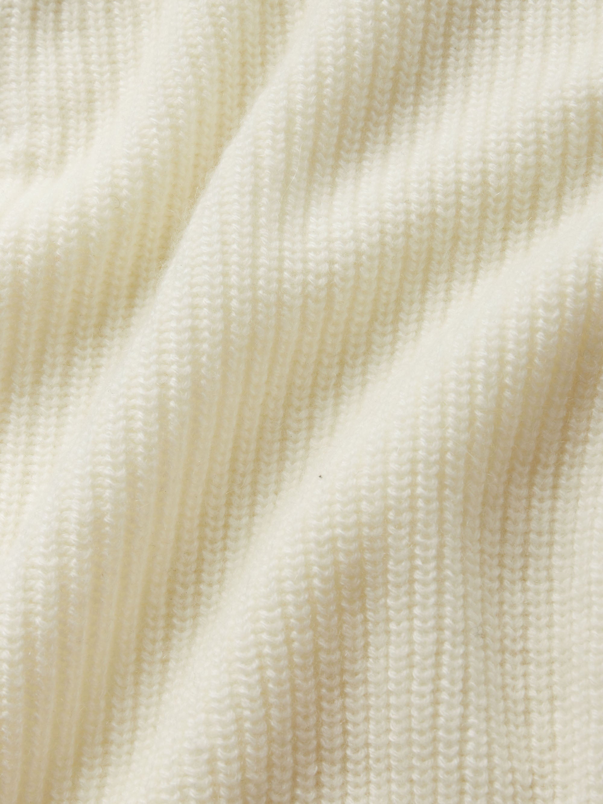 Shrunken Short Sleeve Cardi in Cream - 3