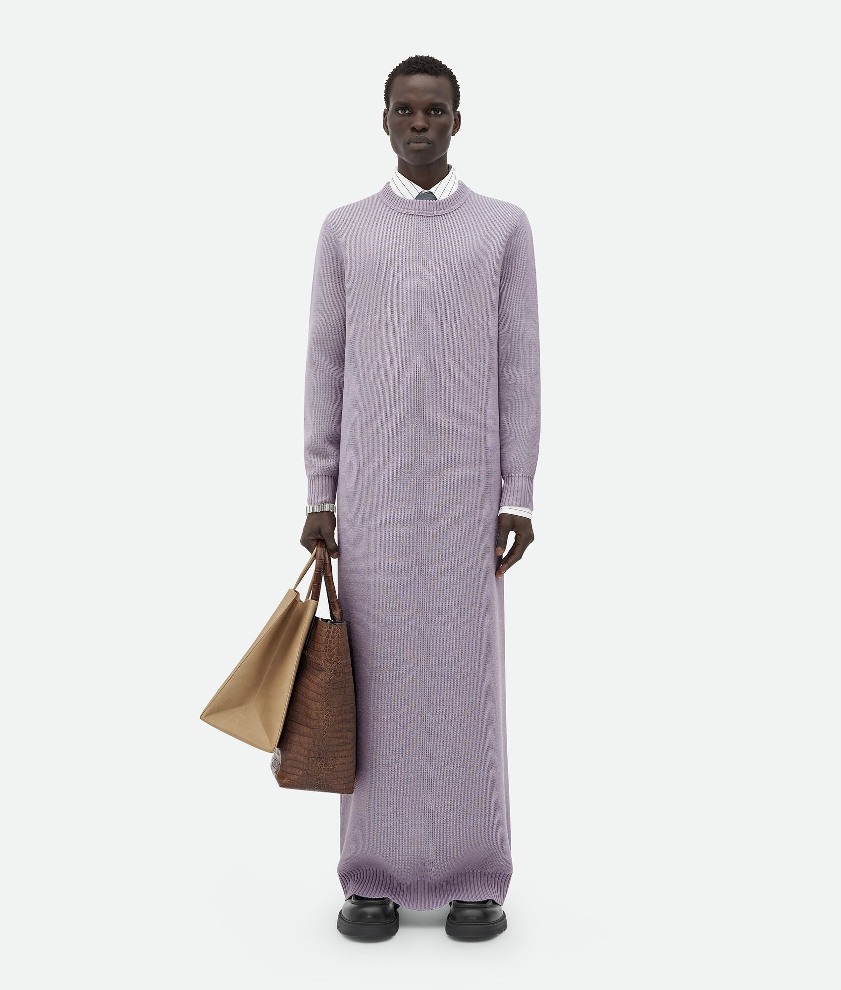 Wool Long Dress - 4