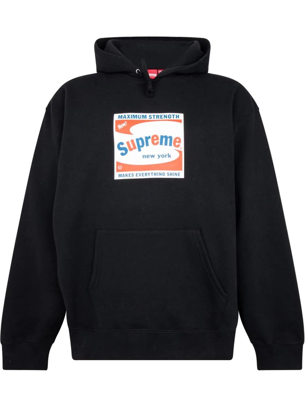 Shine logo-print hoodie - 1