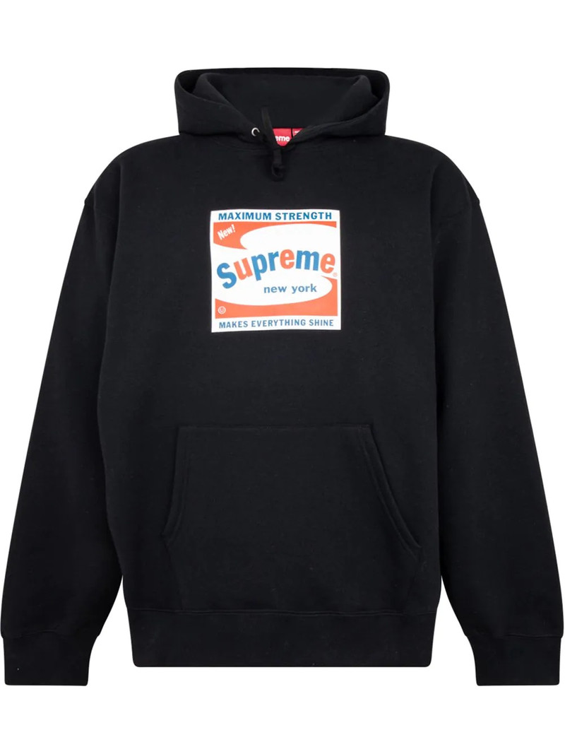 Shine logo-print hoodie 1