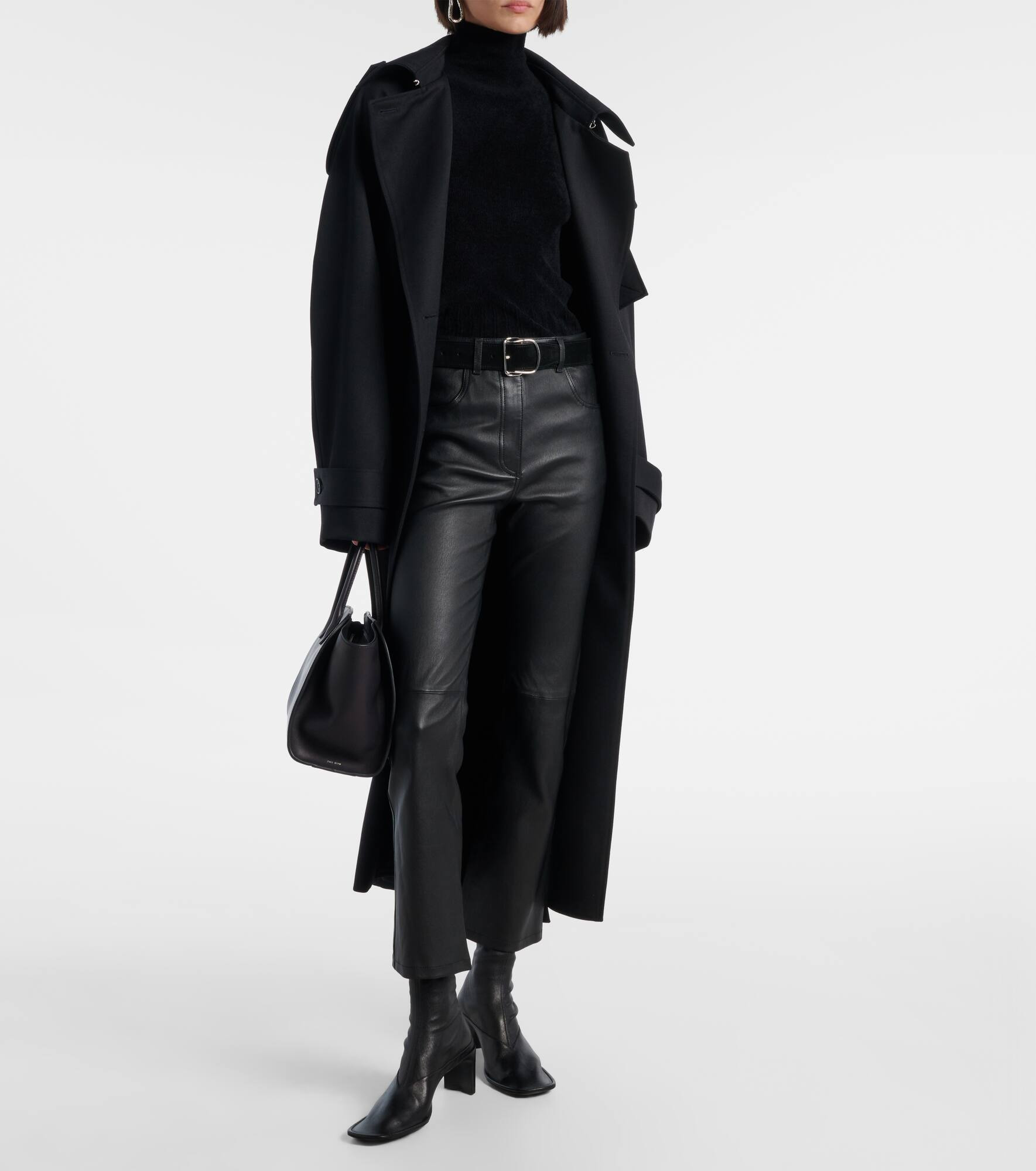 Duke leather slim pants - 2