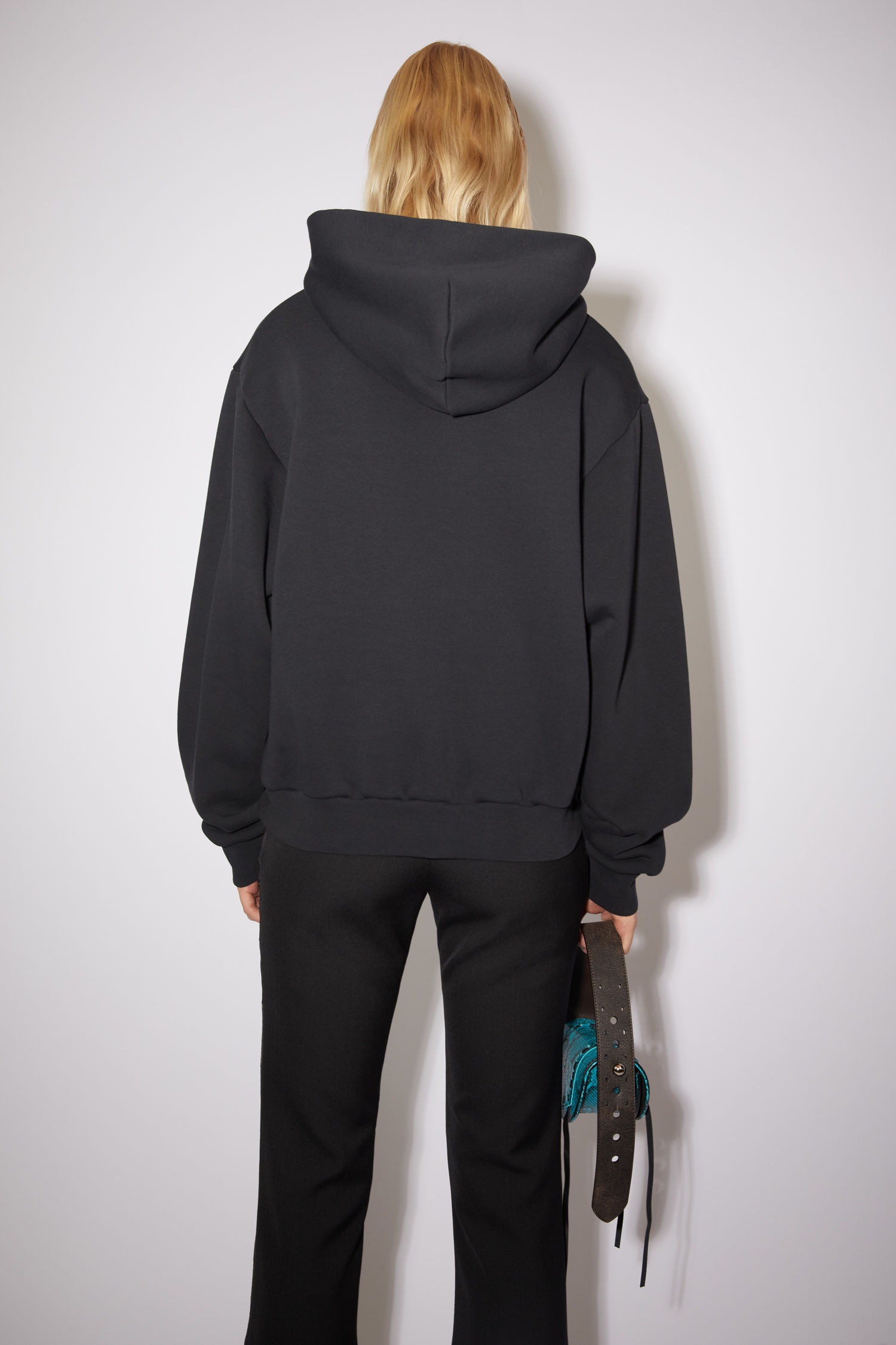 Hooded sweatshirt - Black - 3