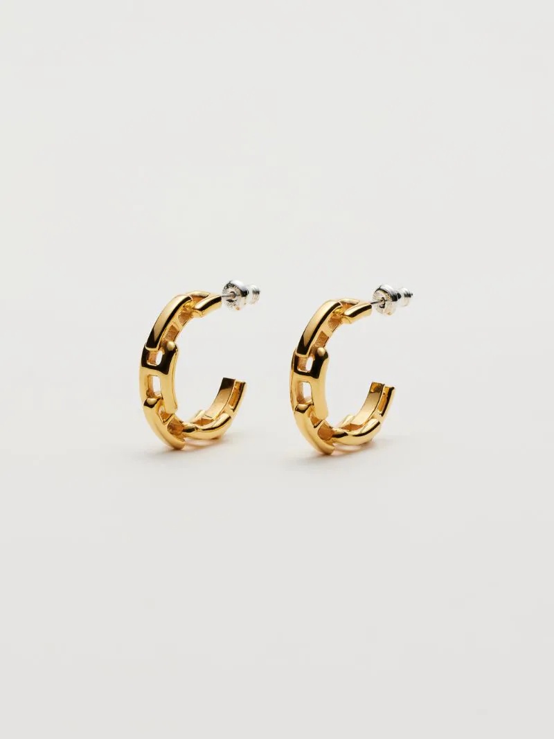 925 "A" CHAIN EARRINGS - 1