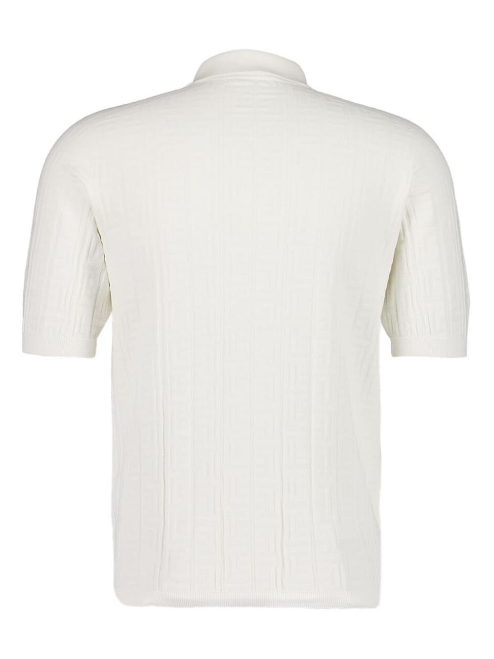 textured knitted polo shirt - 2