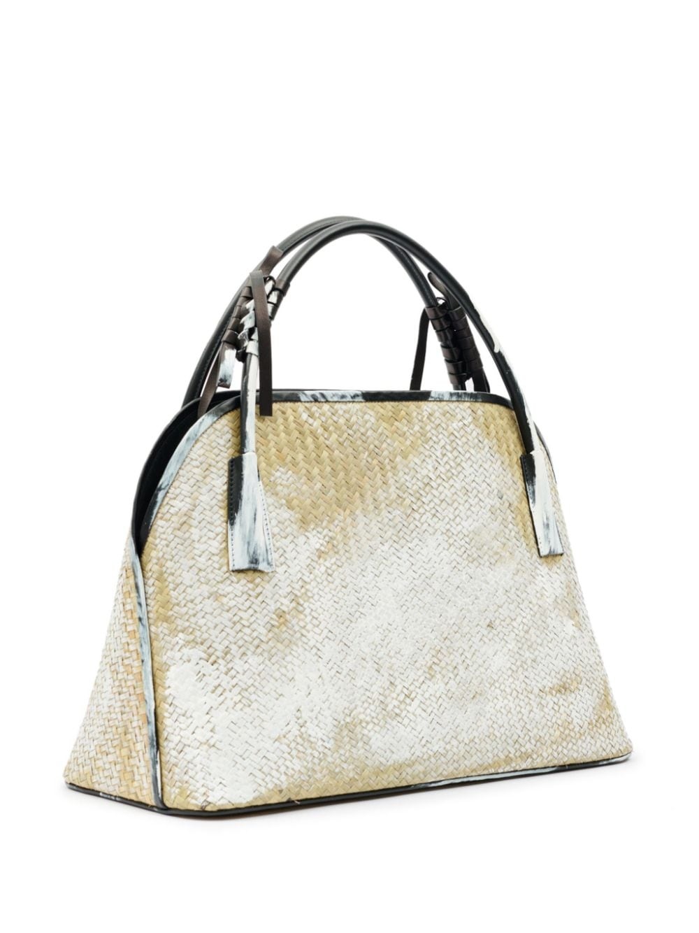 Maison Margiela paint-splatter tote bag | REVERSIBLE