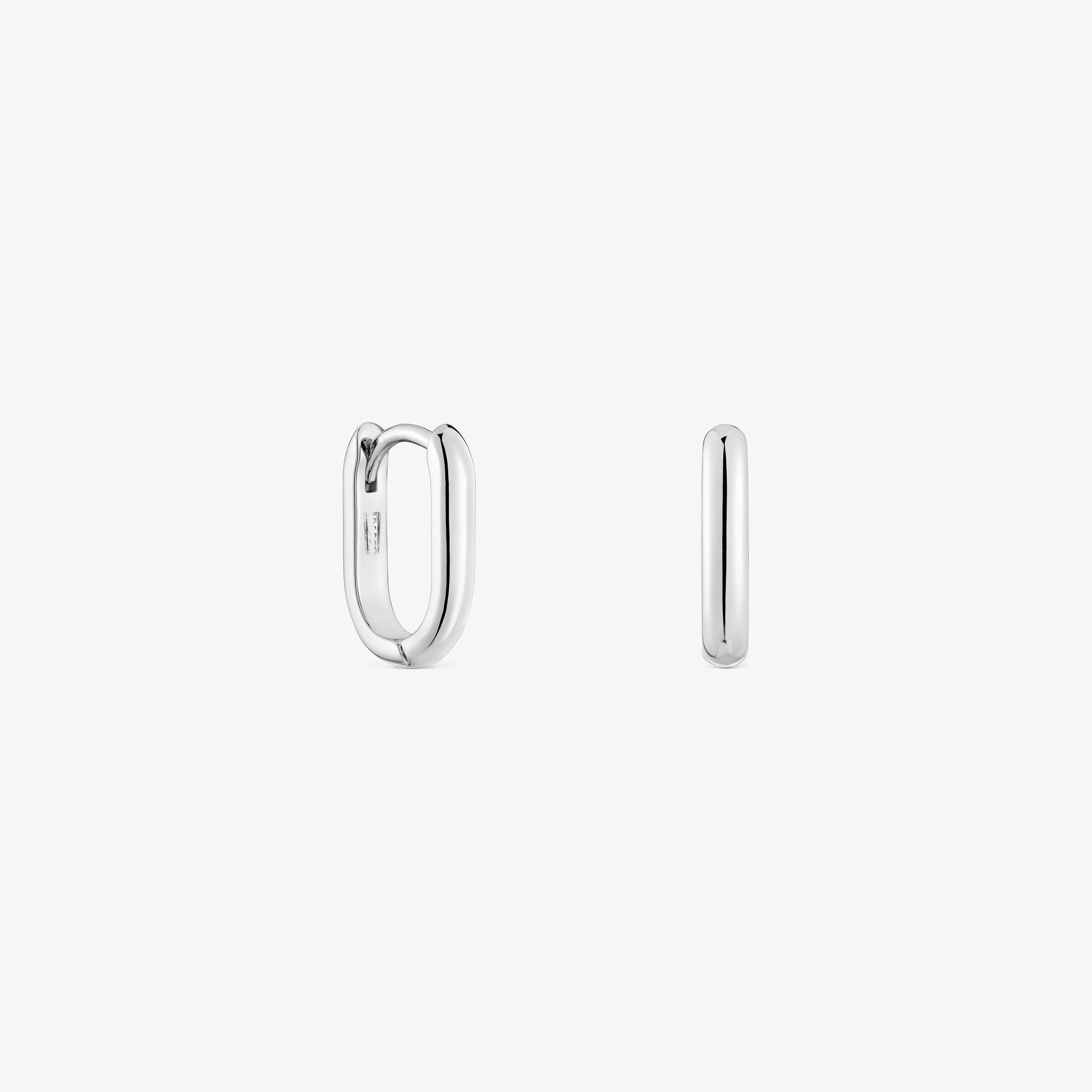 Short 12 mm silver Hoop earrings TOUS Basics - 1