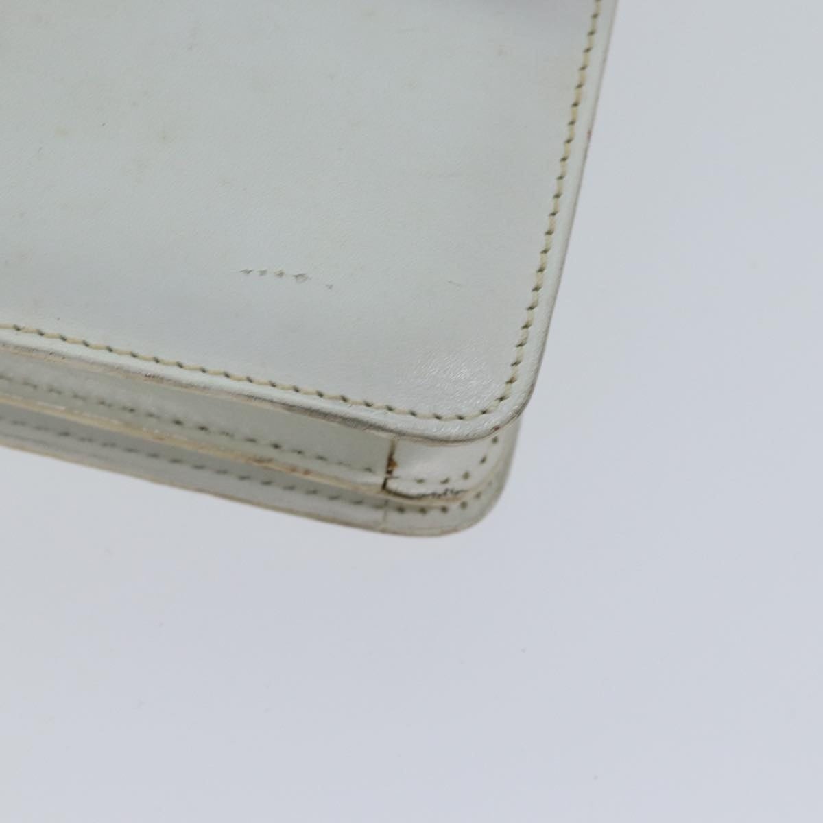 CELINE Hand Bag Leather White - 12
