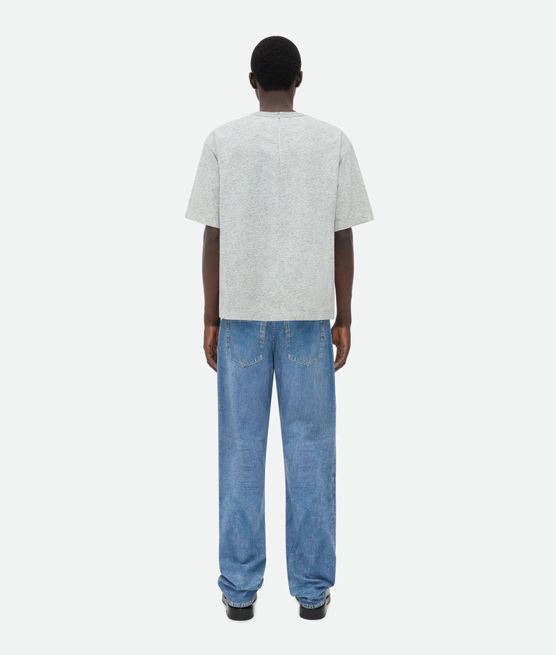 Relaxed Fit Printed Leather T-Shirt 3