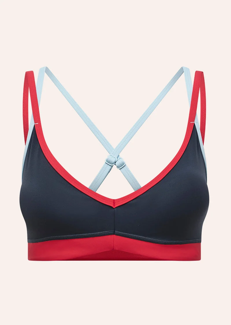 PARAMOUNT SPORTS BRA IN MARINE BLUE - 1