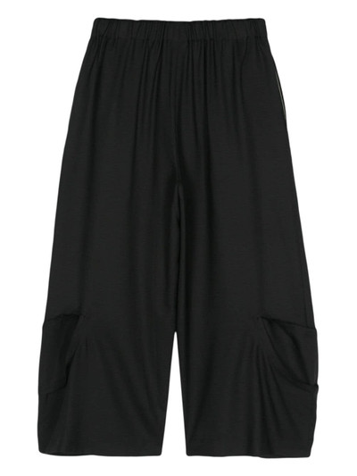 Comme Des Garçons seam-detail cropped trousers outlook