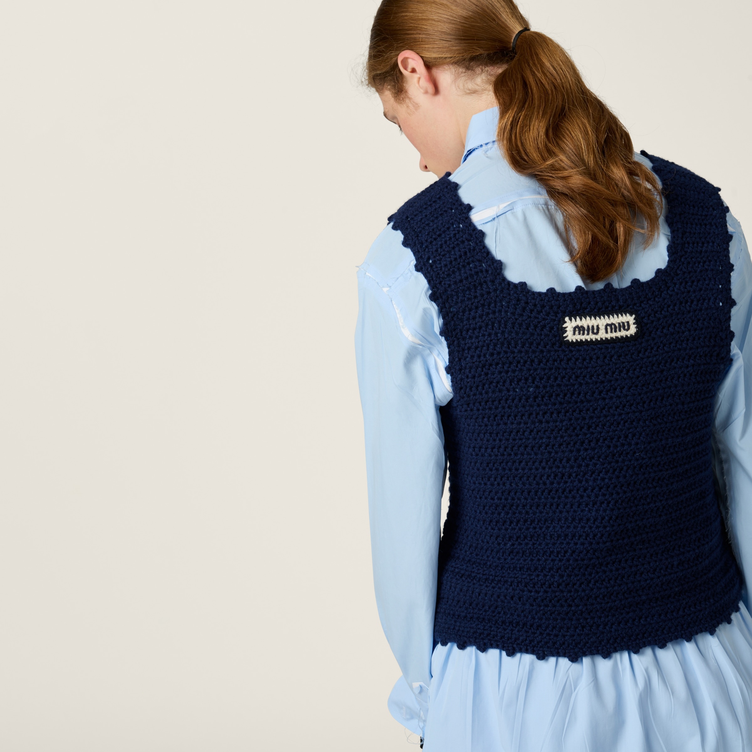 Crochet cashmere top - 3