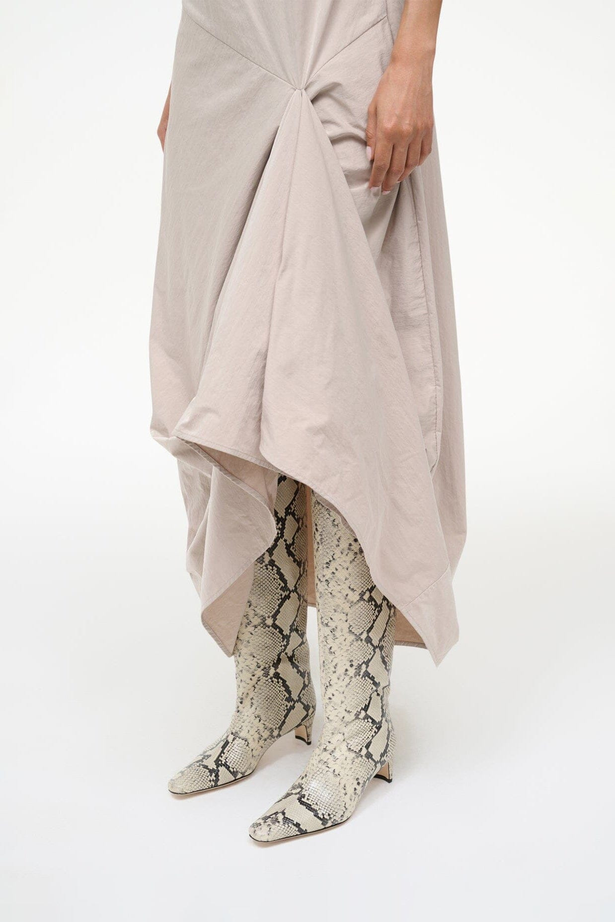 STAUD WALLY BOOT WHITE SNAKE - 2