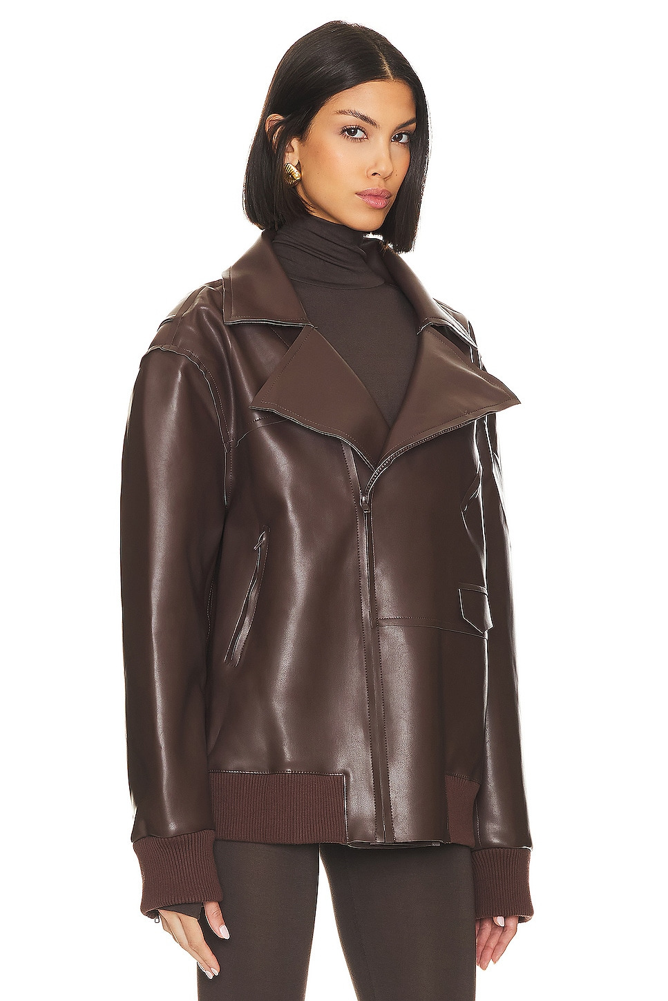 Oversized Moto Jacket - 3