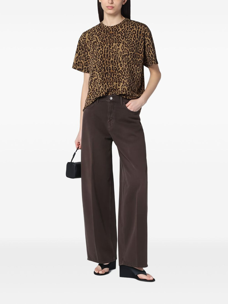 6397 leopard-print short-sleeve T-shirt outlook