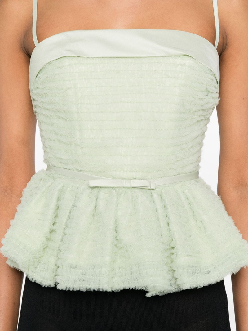 tulle ruffle sleeveless top 5