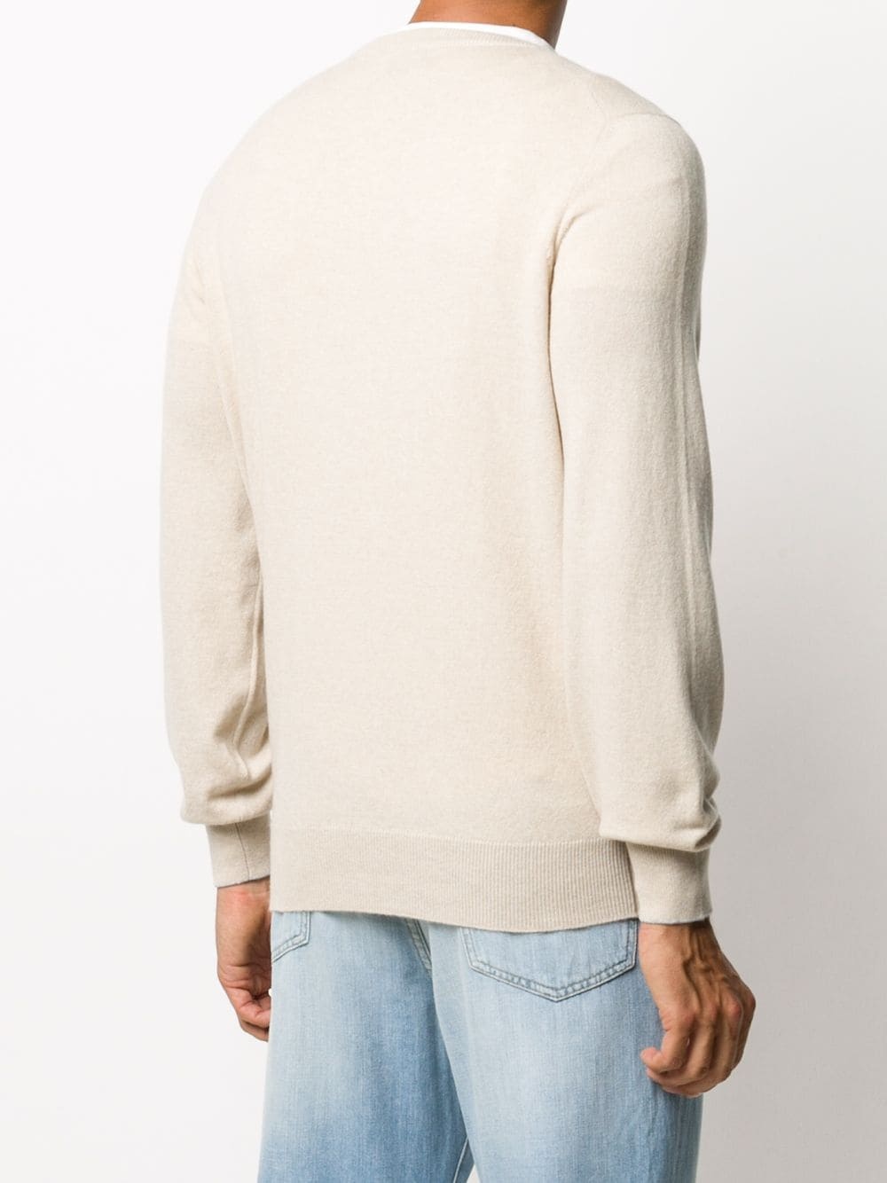 cashmere fitted jumper - 4