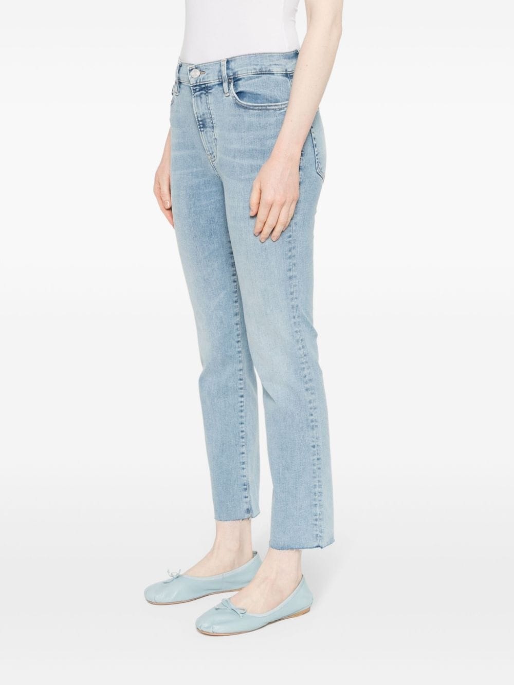 high-rise straight-leg jeans - 3