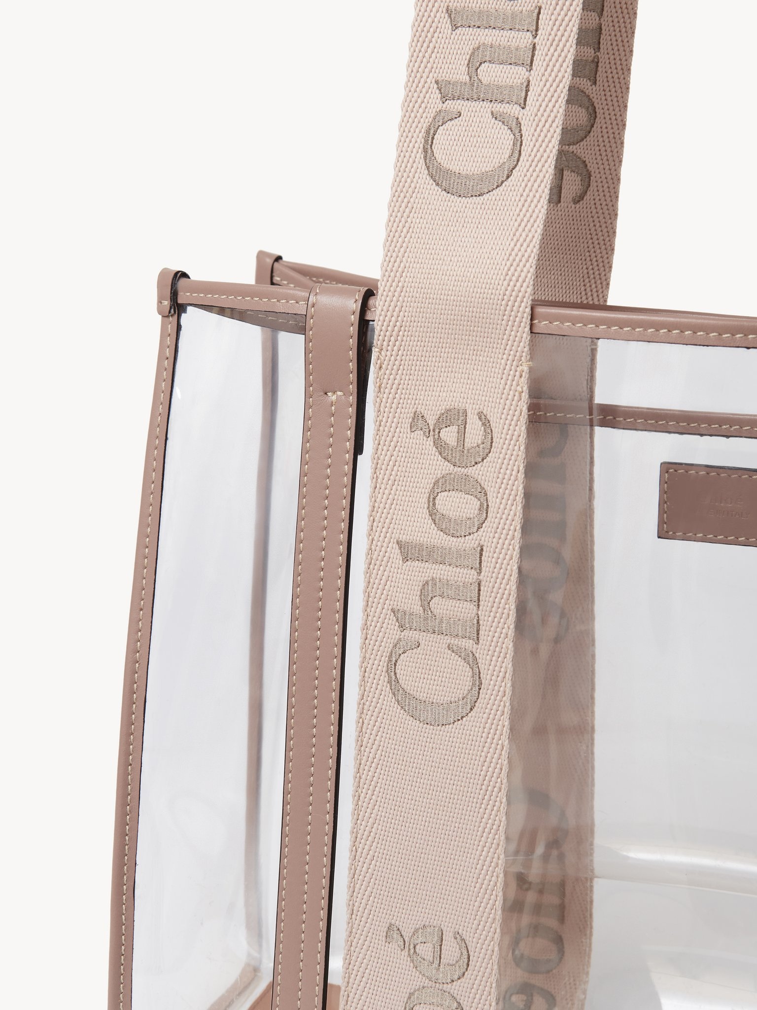 WOODY TOTE BAG IN JELLY & LEATHER - 5