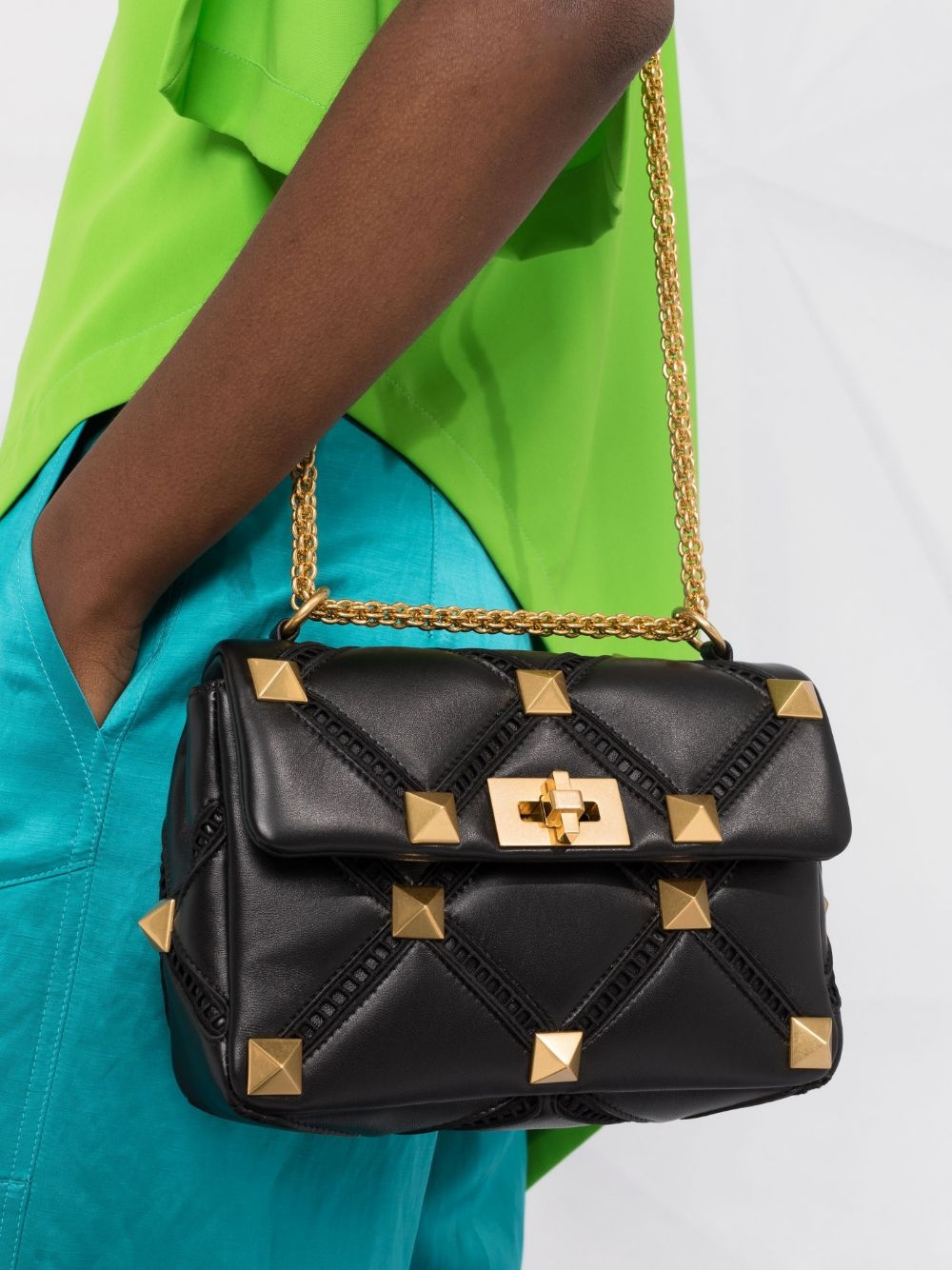 medium Roman Stud shoulder bag - 3