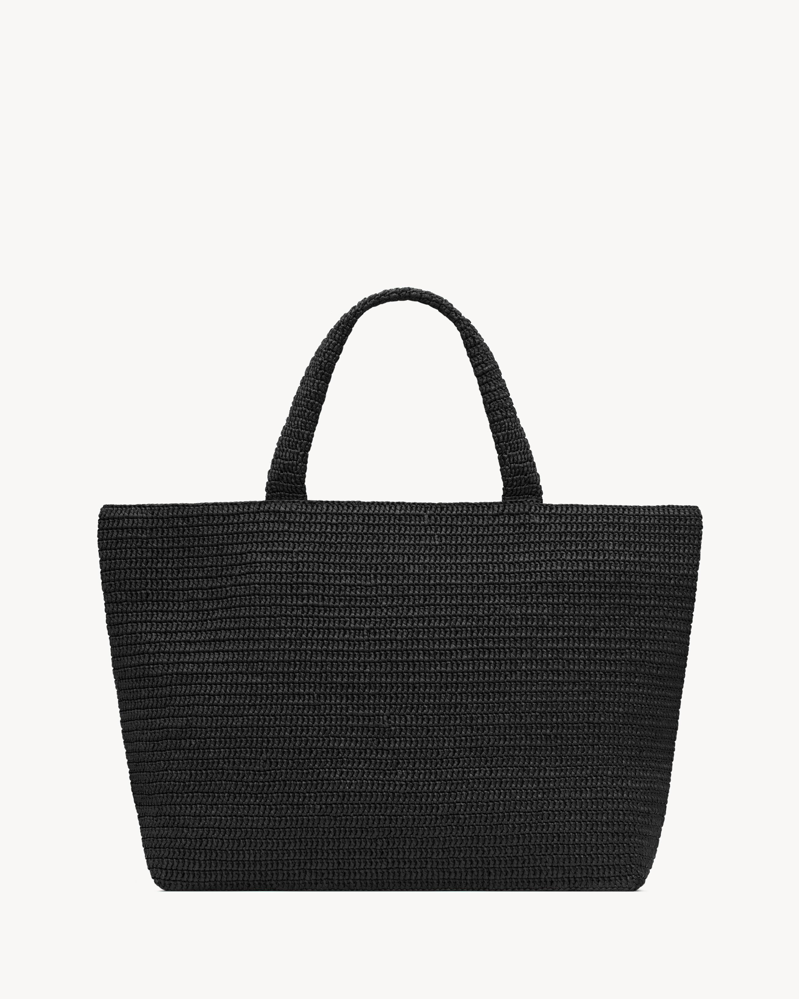 SAINT LAURENT TOTE IN RAFFIA - 3