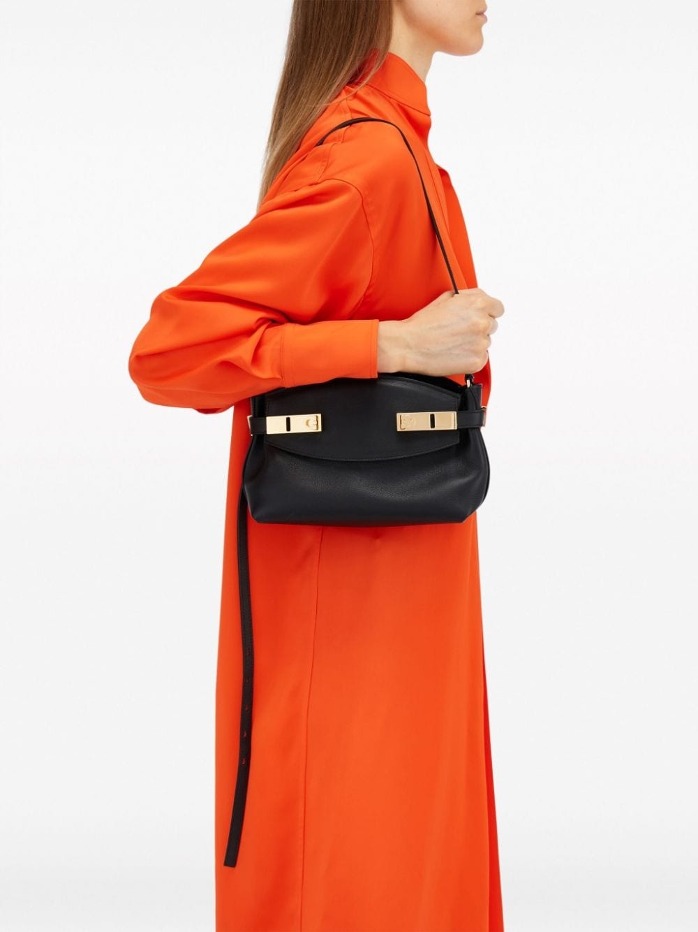 small Hug leather crossbody bag - 3