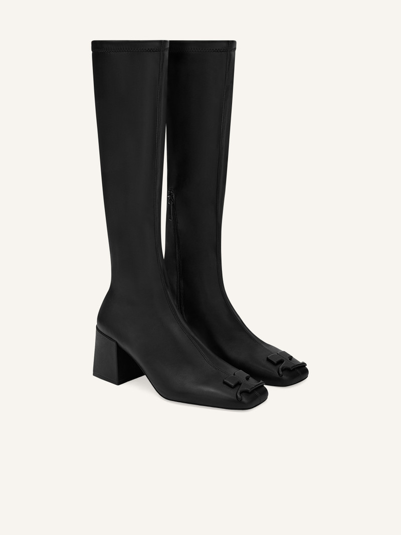 courrèges REEDITION STRETCH LEATHER EFFECT BOOTS outlook