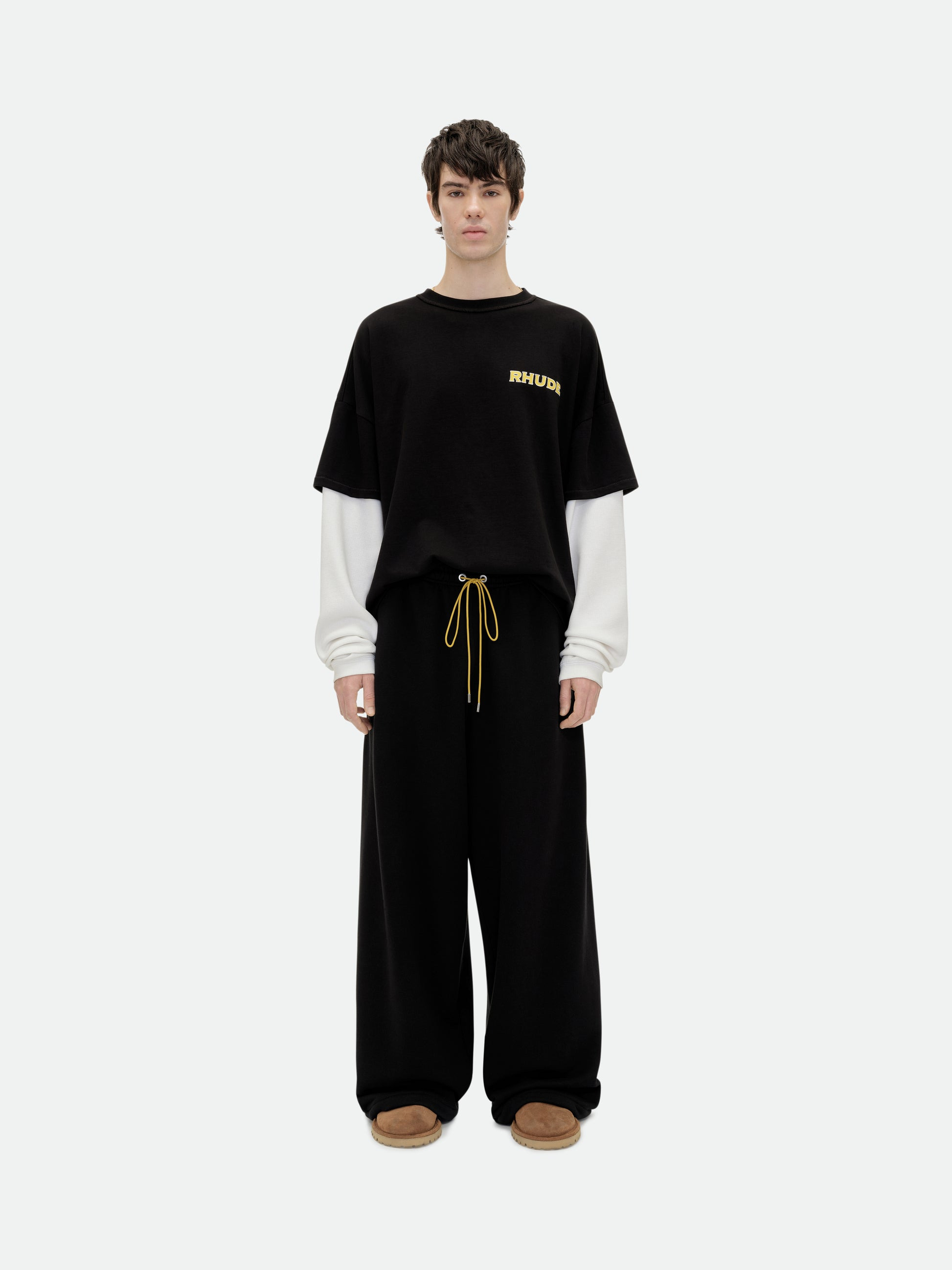 RHUDE STEEL DOUBLE-LAYERED TEE - 2