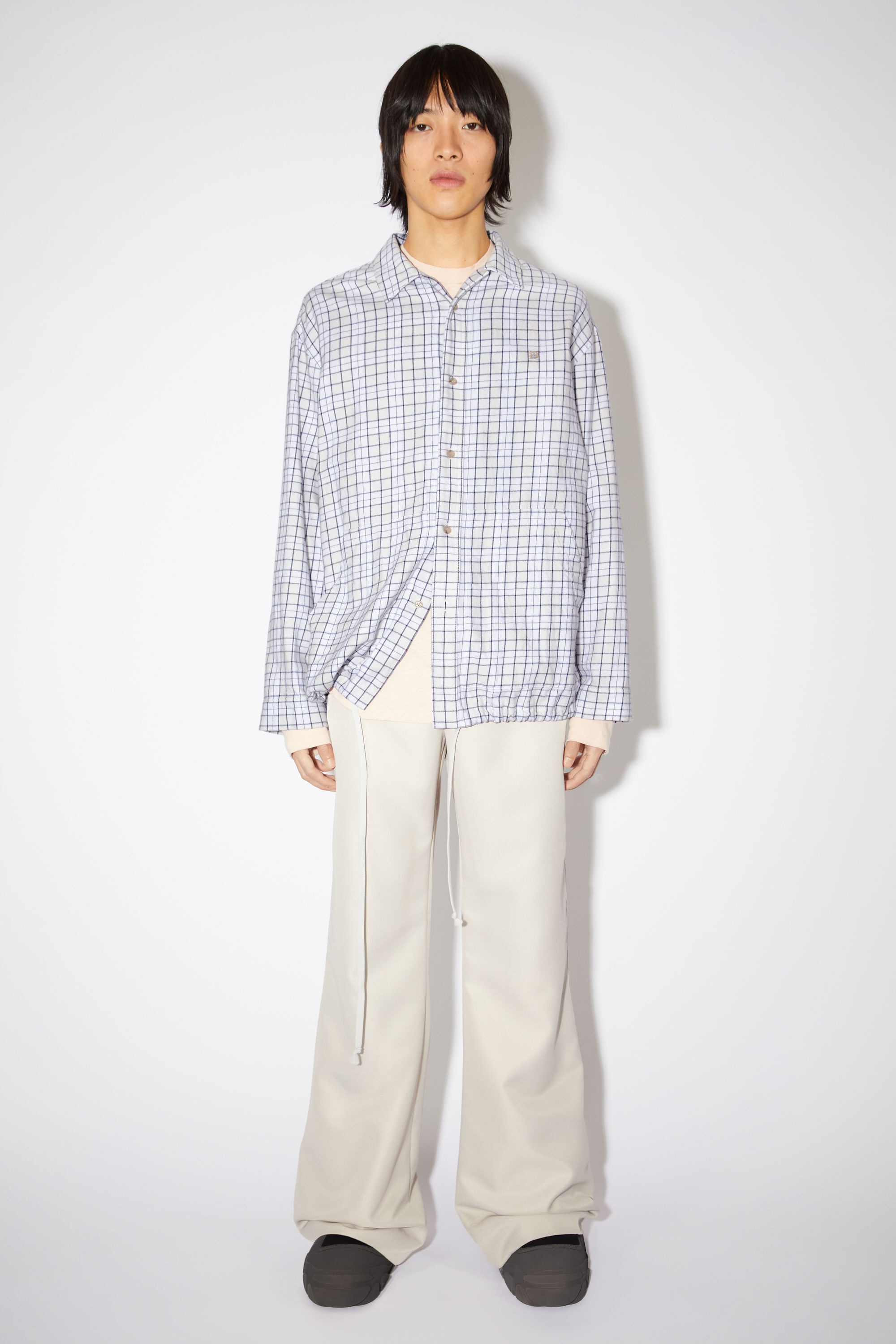 Flannel shirt - White/black - 2