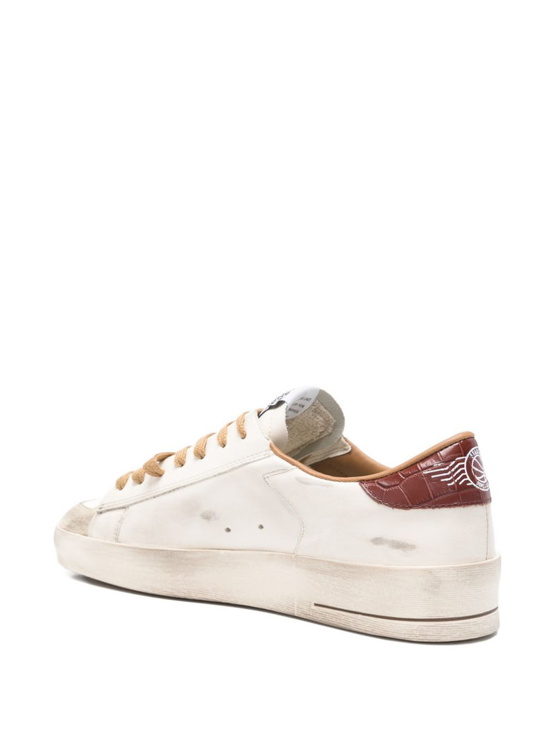 Stardan leather star-motif sneakers 3