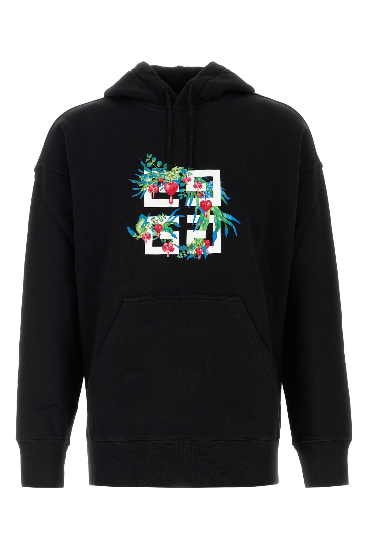 Black cotton sweatshirt - 1