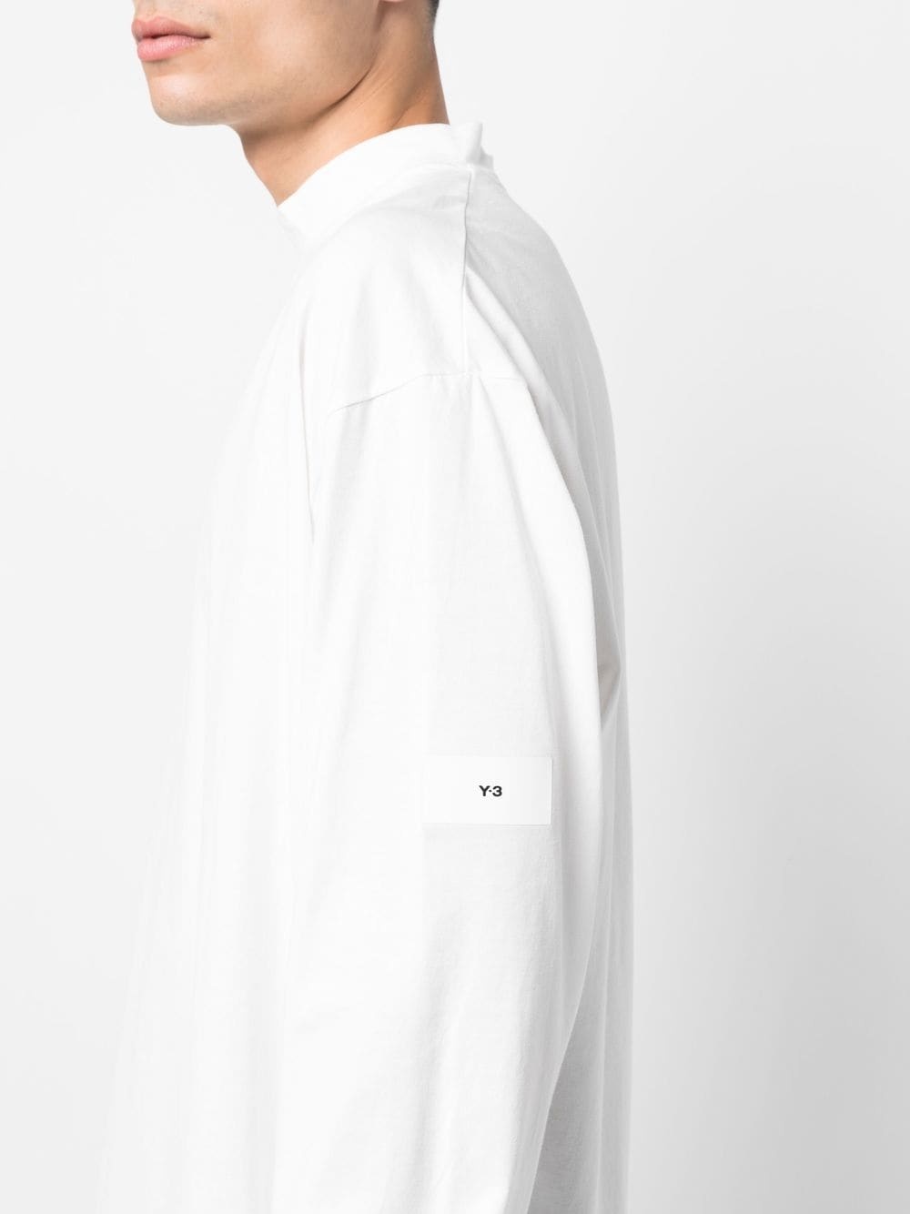 high crew neck sweatshirt - 5